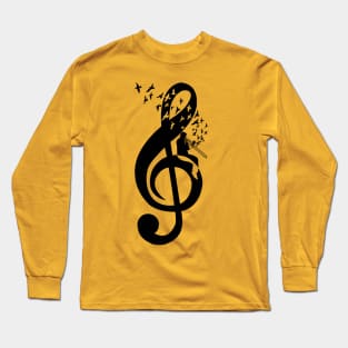 Treble Clef -  Trombone Long Sleeve T-Shirt